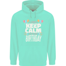 I Can't Keep Calm It's My Birthday Childrens Kids Hoodie Peppermint