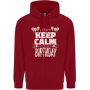I Can't Keep Calm It's My Birthday Childrens Kids Hoodie Red