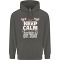 I Can't Keep Calm It's My Birthday Childrens Kids Hoodie Storm Grey