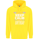 I Can't Keep Calm It's My Birthday Childrens Kids Hoodie Yellow