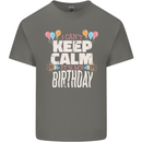 I Can't Keep Calm It's My Birthday Kids T-Shirt Childrens Charcoal