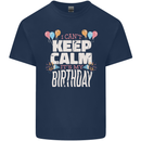I Can't Keep Calm It's My Birthday Kids T-Shirt Childrens Navy Blue