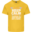 I Can't Keep Calm It's My Birthday Kids T-Shirt Childrens Yellow