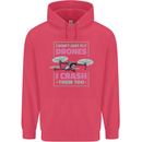 I Crash Them Too Funny Drone Pilot Childrens Kids Hoodie Heliconia