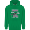 I Crash Them Too Funny Drone Pilot Childrens Kids Hoodie Irish Green