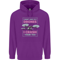 I Crash Them Too Funny Drone Pilot Childrens Kids Hoodie Purple