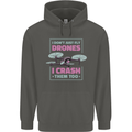 I Crash Them Too Funny Drone Pilot Childrens Kids Hoodie Storm Grey