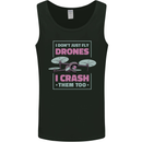 I Crash Them Too Funny Drone Pilot Mens Vest Tank Top Black