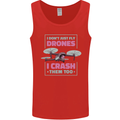I Crash Them Too Funny Drone Pilot Mens Vest Tank Top Red