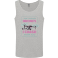 I Crash Them Too Funny Drone Pilot Mens Vest Tank Top Sports Grey