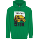 I Crushed 100 Days of School Monster Truck Childrens Kids Hoodie Irish Green