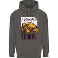I Crushed 100 Days of School Monster Truck Childrens Kids Hoodie Storm Grey