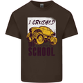 I Crushed 100 Days of School Monster Truck Kids T-Shirt Childrens Chocolate
