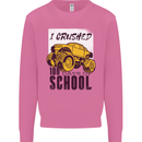 I Crushed 100 Days of School Monster Truck Mens Sweatshirt Jumper Azalea