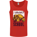 I Crushed 100 Days of School Monster Truck Mens Vest Tank Top Red