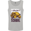 I Crushed 100 Days of School Monster Truck Mens Vest Tank Top Sports Grey