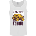 I Crushed 100 Days of School Monster Truck Mens Vest Tank Top White
