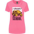 I Crushed 100 Days of School Monster Truck Womens Wider Cut T-Shirt Azalea