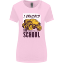 I Crushed 100 Days of School Monster Truck Womens Wider Cut T-Shirt Light Pink