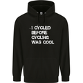 I Cycled Before Cycling was Cool Cycling Childrens Kids Hoodie Black