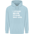 I Cycled Before Cycling was Cool Cycling Childrens Kids Hoodie Light Blue