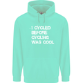 I Cycled Before Cycling was Cool Cycling Childrens Kids Hoodie Peppermint