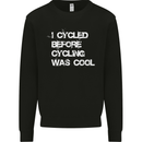 I Cycled Before Cycling was Cool Cycling Kids Sweatshirt Jumper Black