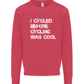 I Cycled Before Cycling was Cool Cycling Kids Sweatshirt Jumper Heliconia
