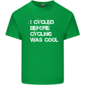I Cycled Before Cycling was Cool Cycling Mens Cotton T-Shirt Tee Top Irish Green