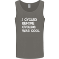 I Cycled Before Cycling was Cool Cycling Mens Vest Tank Top Charcoal