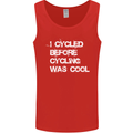 I Cycled Before Cycling was Cool Cycling Mens Vest Tank Top Red