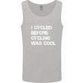 I Cycled Before Cycling was Cool Cycling Mens Vest Tank Top Sports Grey