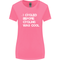 I Cycled Before Cycling was Cool Cycling Womens Wider Cut T-Shirt Azalea