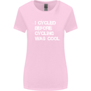 I Cycled Before Cycling was Cool Cycling Womens Wider Cut T-Shirt Light Pink