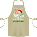 I Do It For the Ho's Funny Christmas Xmas Cotton Apron 100% Organic Khaki