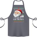 I Do It For the Ho's Funny Christmas Xmas Cotton Apron 100% Organic Steel