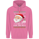 I Do It For the Ho's Funny Christmas Xmas Mens 80% Cotton Hoodie Azelea