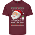 I Do It For the Ho's Funny Christmas Xmas Mens Cotton T-Shirt Tee Top Maroon