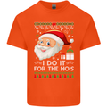 I Do It For the Ho's Funny Christmas Xmas Mens Cotton T-Shirt Tee Top Orange