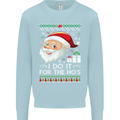 I Do It For the Ho's Funny Christmas Xmas Mens Sweatshirt Jumper Light Blue
