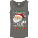 I Do It For the Ho's Funny Christmas Xmas Mens Vest Tank Top Charcoal
