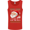 I Do It For the Ho's Funny Christmas Xmas Mens Vest Tank Top Red
