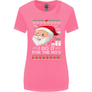 I Do It For the Ho's Funny Christmas Xmas Womens Wider Cut T-Shirt Azalea