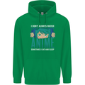 I Don't Always Watch Anime Funny Childrens Kids Hoodie Irish Green