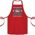 I Don't Always Watch Anime Funny Cotton Apron 100% Organic Red