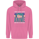 I Don't Always Watch Anime Funny Mens 80% Cotton Hoodie Azelea