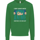 I Don't Always Watch Anime Funny Mens Sweatshirt Jumper Irish Green