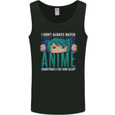 I Don't Always Watch Anime Funny Mens Vest Tank Top Black