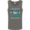 I Don't Always Watch Anime Funny Mens Vest Tank Top Charcoal