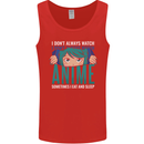 I Don't Always Watch Anime Funny Mens Vest Tank Top Red